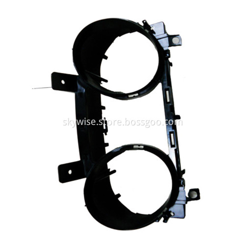 Plastic molding for automotive dashboard